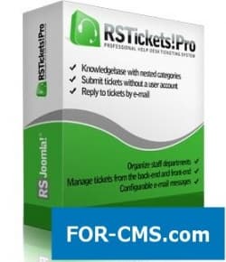 RSTickets! Pro v2.1.9 - is tikt by the Joomla system