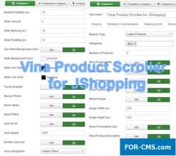 Vina Product Scroller and Scrollbar for Joomshopping
