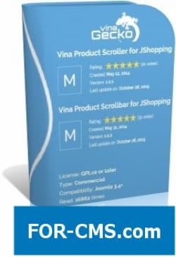 Vina Product Scroller и Scrollbar для Joomshopping