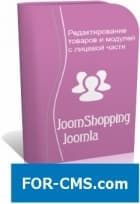 Administration of goods and content from frontend for Joomshopping