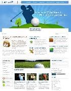ZT GolfSport v2.5.0 - a website template about golf