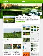 Leo Golf v - an adaptive template of the website about golf (Joomla)