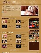 SJ Singer v1.1 - a template of the website of the actor for Joomla