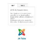 JA Tabs v2.6.7 - plug-in of tabs for Joomla