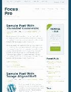 SP Focus Pro v3.1.1 - a template for Wordpress