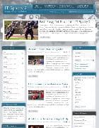 IT Sporty 2 v1.0 - the second version of a sports template for Joomla
