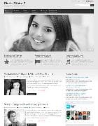  IT Black and White 2 v1.0 - black and white free template for Joomla 