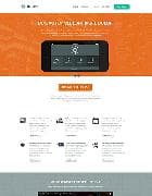 Hot App v1.2 - a template of the website of a portfolio of a mobile application for Joomla
