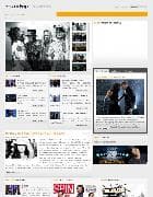 GK MusicTop v1.0 - a template of the musical website for Joomla