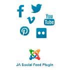 JA Social Feed v1.3.3 - plug-in of parsing of content from social networks for Joomla