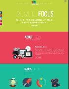 JUX Focus v1.0.2 - a template for Joomla in flat style