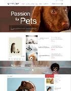  JUX Petcare v1.0.2 - website template about animals 