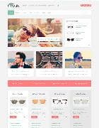  Optik v1.0 - template for online store sunglasses for Joomla 