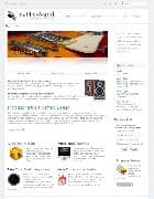 RT HiveMind v1.0 - a website template about musical instruments for Joomla