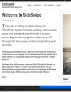 Sideswipe v1.0.9 - a template for Wordpress