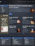 Socialite v - a premium a template for Joomla