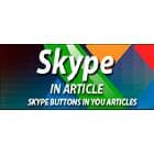 Skype In Article v - addition of the button of Skype in articles