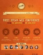  YOO Steam v1.0.5 WARP 6.4.9 - template for Joomla conference 
