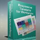 Responsive Timetable v1.15.0 - the schedule for Wordpress