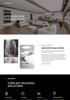 Hot Architecture v - премиум шаблон для сайта строительства, архитектуры или дизайна