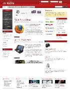JA Barite v1.4.0 - a red template for Joomla
