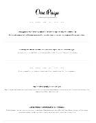  JB One Page v1.9.0 - simple black and white template for Joomla 